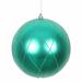 The Holiday Aisle® 6" Matte & Glitter Swirl Ball Ornament Plastic in Green/Blue | 6 H x 6 W x 6 D in | Wayfair FAEEF194EE9E4C6FB568265DF524474C