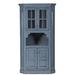 August Grove® Southville 43" Wide Server Wood in Blue | 79 H x 43 W x 24 D in | Wayfair 31FD296944884E29B690F664394C6568