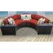 Lark Manor™ Antich 61" Wide Outdoor Patio Sofa w/ Cushions Metal in Brown | 29 H x 61 W x 35 D in | Wayfair 8148ED2A353F42B88AABAC595F8D3907