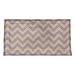 Brayden Studio® Stephenie Classic Hand Drawn Chevron Pillow Sham Polyester in Green/Black/Indigo | 22 H x 38 W in | Wayfair