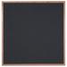 Symple Stuff Stillwell Wall Mounted Bulletin Board Wood/Fabric in Black/Brown | 48 H x 48 W x 0.5 D in | Wayfair OF4848028