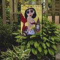 East Urban Home Mardi Gras Queen Mermaid 2-Sided Garden Flag, Polyester in Brown | 15 H x 11 W in | Wayfair JMK1180GF