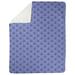 East Urban Home Zig Zag Pattern Fleece Blanket Microfiber/Fleece/Microfiber/Fleece in Blue | 50 W in | Wayfair 545B9CB6BD984765964F4DE6A011DDB6