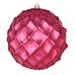 Etta Avenue™ Shiny Form Ball Ornament Plastic in Red | 6 H x 6 W x 6 D in | Wayfair 923451956FE7405494B1D133AF0964DE