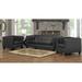Foundry Select Telfair 3 Piece Living Room Set Leather Match in Brown | 30 H x 84 W x 36 D in | Wayfair Living Room Sets