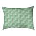 Tucker Murphy Pet™ Cheng Fractured Designer Pillow Fleece, Polyester in Green | 8 H x 28 W x 6 D in | Wayfair E6E0CD9199DD4CE987271D38D02FC282