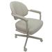 Latitude Run® Anadolu Arm Chair Upholstered/Fabric in White/Brown | 34 H x 22.5 W x 21 D in | Wayfair 2B9244C1110A4220ABA495E3E641CBC7