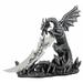 World Menagerie Sandroyd Cavern Guardian Dragon Letter Opener Fire Dagger w/ Base Study Office Desktop Decor Figurine Resin in Black | Wayfair