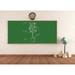 Symple Stuff Stilson Wall Mounted Chalkboard Wood in Brown/Green | 48 H x 96 W x 0.5 D in | Wayfair OC4896G