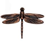 Michael Healy Dragonfly in Flight Door Knocker in Brown | 6 H x 8.25 W x 1.75 D in | Wayfair MH1014