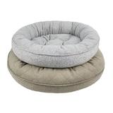 Tucker Murphy Pet™ Harty Donut Lounger Doughnut Polyester in Gray | 9 H x 30 W x 30 D in | Wayfair 59-20793GRY