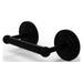 Darby Home Co Gober Wall Mounted 2 Post Tissue Holder Metal in Black | 3.2 H x 8 W x 3.75 D in | Wayfair 9828514020724E4DB9BAFC4FAF997651