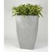 Orren Ellis Giffard Plastic Pot Planter Metal in White/Indigo | 36 H x 24 W x 24 D in | Wayfair EFECB2366DE943FBBAF48D9C1F93A6DA