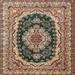 Green/Red 48 W in Indoor Area Rug - Alcott Hill® Cultrera Traditional Red/Beige/Green Area Rug Polyester/Wool | Wayfair