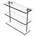 Red Barrel Studio® Morosini 3 Piece Tiered Shelf Glass/Metal in Brown | 15 H x 16 W x 5 D in | Wayfair PR-5/16-CA