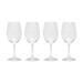 Charlton Home® Menasha 13 oz. Crystal Wine Glass Set of 4 Crystal in Red | 7.9 H in | Wayfair BC414-350