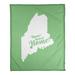 East Urban Home Aurora Illinois Fleece Blanket Microfiber/Fleece/Microfiber/Fleece in Green | 60 W in | Wayfair 676E4E6C0ABF4F6C893DB61492560924