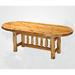 Loon Peak® Lytle Oval Dining Table Wood in Brown | 30 H x 72 W x 42 D in | Wayfair EEB476E3D09F47BFBDAC787D7DCBC6DA