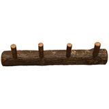 Loon Peak® Cleary Solid Wood Wall Mounted Coat Rack Wood in Brown | 4 H x 24 W x 5 D in | Wayfair B9EB5D15DB5F4069A2D6EE2C8A944D82