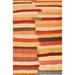 Orange/Red 60 x 0.35 in Indoor Area Rug - World Menagerie Auromita Contemporary Yellow/Red/Orange Area Rug Polyester/Wool | 60 W x 0.35 D in | Wayfair