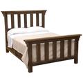 Union Rustic Dicle Solid Wood Standard Bed Wood in Brown | 60 H x 53 W x 86 D in | Wayfair 883C27DC8F1C4FDDACAA6F43B1FBD830