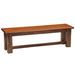 Union Rustic Derecho Reclaimed Wood Bench Wood in Brown | 18 H x 60 W x 15 D in | Wayfair C7ECFF129CD94A75A74E9AF22116A678