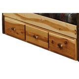 Loon Peak® Cleary 3 Drawer Dresser Wood in Brown | 12.5 H x 75 W x 25 D in | Wayfair A200D11BA3FA4139905ADF334FDB1A3D