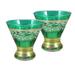 The Holiday Aisle® Mosaic Christmas Nahlia Cosmos Glass in Green/Yellow | 4 H x 3.15 W in | Wayfair WC999019