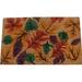 The Holiday Aisle® Masam Fall Foliage Door Mat Coir in Brown | Wayfair G373