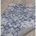 White 36 x 0.08 in Area Rug - Etta Avenue™ Tadeo Geometric Blue/Off Area Rug Polyester | 36 W x 0.08 D in | Wayfair