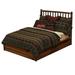 Loon Peak® Cleary Solid Wood Platform Bed Wood in Brown | 53 H x 64 W x 87 D in | Wayfair 299CE2B800A2462AB0E339E999B83406