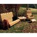 August Grove® Tillison Cedar 3 Piece Sofa Seating Group Wood in Brown | Outdoor Furniture | Wayfair 6EC997B7C55046158ACB9CCE7779819E