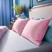 Charlton Home® Kinzie Pillowcase Microfiber/Polyester/Silk/Satin in Pink | 36 H x 20 W in | Wayfair 66C942FEA7FA46C5AC31000C7D22A52A