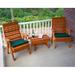 August Grove® Tillison Cedar 3 Piece Conversation Set Wood in Brown | Outdoor Furniture | Wayfair B72B0EB582EE457F9113C16A5A48F3DE