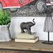 World Menagerie Imelde Decorative Elephant Figurine Metal in Black | 6.5 H x 9.5 W x 4.25 D in | Wayfair DC6856D1881347EF9543F136DF2249F0