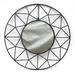 World Menagerie Shaniqua Metal Frame Patterned Wall Mirror Metal | 30.7 H x 30.7 W x 2 D in | Wayfair HD-DM025