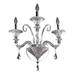 Allegri by Kalco Lighting Chauvet 3-Light Candle Wall Light in Gray | 22.5 H x 19 W x 11.25 D in | Wayfair 026921-010-FR001