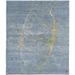 96 W in Rug - Isabelline One-of-a-Kind Pudalov Hand-Knotted Tibetan Blue 8' Square Area Rug Silk/Wool | Wayfair 137BB25379D346248B16FAC305E42DE4