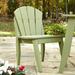 Latitude Run® Boganville Patio Dining Chair Wood in Green | 36.75 H x 22.25 W x 23 D in | Wayfair EFF769F42F424A278F38017DB1C4DCEC