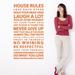 Charlton Home® House Rules Quote Wall Decal Vinyl in Orange | 24 H x 13 W in | Wayfair 87ADEAEA035647528B044E36581FF59C