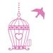 World Menagerie Free to Fly Wall Decal Vinyl in Pink | 24 H x 18 W in | Wayfair CEBFB171F33045799DE0252CDFC55CC1