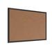 U Brands Cork Bulletin Board, Aluminum Frame Wood in Black/Brown | 23 H x 1 D in | Wayfair 301U00-01