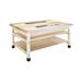 Shain Wood Top Workbench Wood in Brown | 31.25 H x 96 W x 40 D in | Wayfair SMB-840A