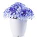August Grove® Dahlia Floral Arrangements in Pot Silk in Blue/Indigo | 8 H x 8 W x 8 D in | Wayfair 21F8FF553CD447E0ABD233DD73517538