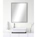 Wade Logan® Alaizha Beveled Frameless Bathroom/Vanity Mirror in White | 36 H x 31 W x 0.25 D in | Wayfair DA8DEE079B834A92B5917FA3B7CACE14