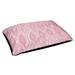 Tucker Murphy Pet™ Byrge Trellis Pattern Dog Bed Pillow Metal in Pink | 6.5 H x 40 W x 30 D in | Wayfair 46798F5286C943429CD808B09D907551