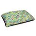 Tucker Murphy Pet™ Byrge Herringbone Dog Bed Pillow Polyester in Green/Yellow | 6 H x 28 W x 18 D in | Wayfair 54CF944A13214201BEFA2050273A964C