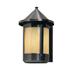 Red Barrel Studio® Arinze 1-Light Outdoor Wall Lantern Glass in Brown | 13.25 H x 8.38 W x 9.5 D in | Wayfair A78D819F23F8493F87ADF0AD5C90BF97