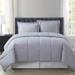 Truly Soft Everyday Microfiber Reversible Comforter Set Polyester/Polyfill/Microfiber in Gray | Twin XL Comforter + 1 Standard Sham | Wayfair