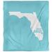 East Urban Home Sweet Palm Beach Duvet Cover Microfiber, Polyester in Green/Blue | Wayfair 215665A3D22E4616B27F0B6E2F588A89